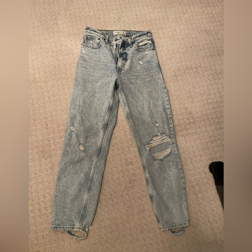 Abercrombie & Fitch Light Blue High Rise Jeans